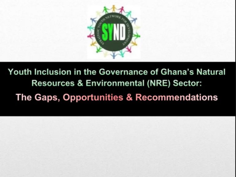 Youth Inclusion in the governance of Ghana