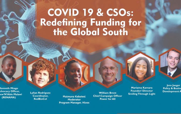 COVID-19 & CSOS: Redefining Funding for the Global South