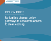 Re-igniting change: policy pathways to accelerate access to clean cooking